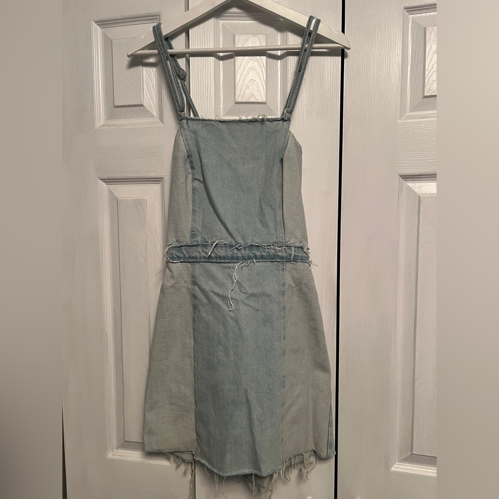 Top Shop Denim Mini Dress
